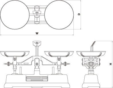 普通型上皿天びん MS型 – 株式会社 村上衡器製作所